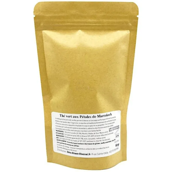 Thé vert Pétales de Marrakech