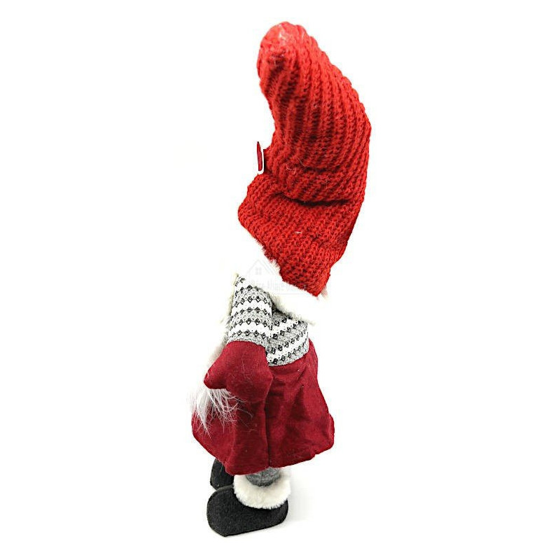 Grand Gnome Fille à Natte Chapeau tricoté 68 cm