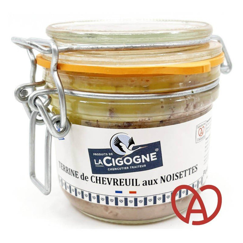 Terrine Artisanale de Chevreuil aux Noisettes