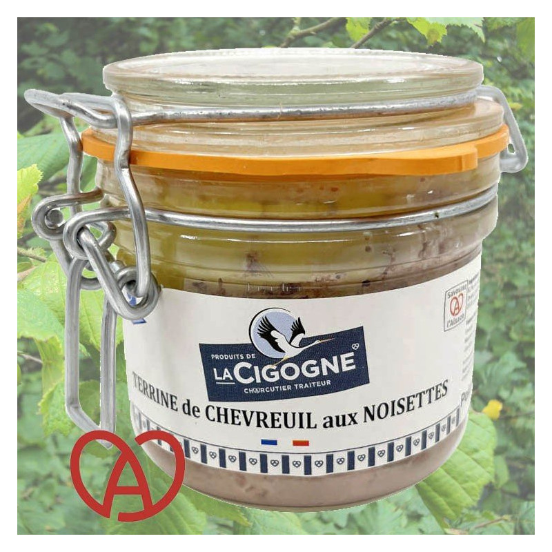 Terrine Artisanale de Chevreuil aux Noisettes