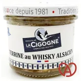 Handwerklich hergestellte Terrine mit elsässischem Whisky