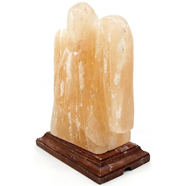 Lampe Engel aus Himalaya-Salzkristall