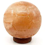 Fußball-Lampe aus Himalaya-Salzkristall