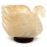 Himalayan Salt Crystal Swan Lamp