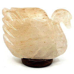 Himalayan Salt Crystal Swan Lamp