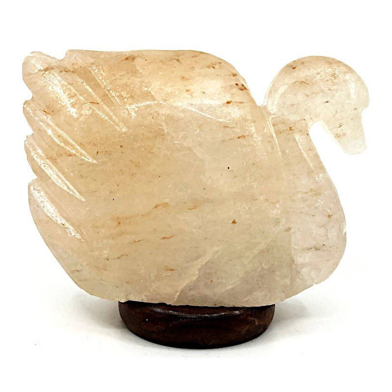 Himalayan Salt Crystal Swan Lamp