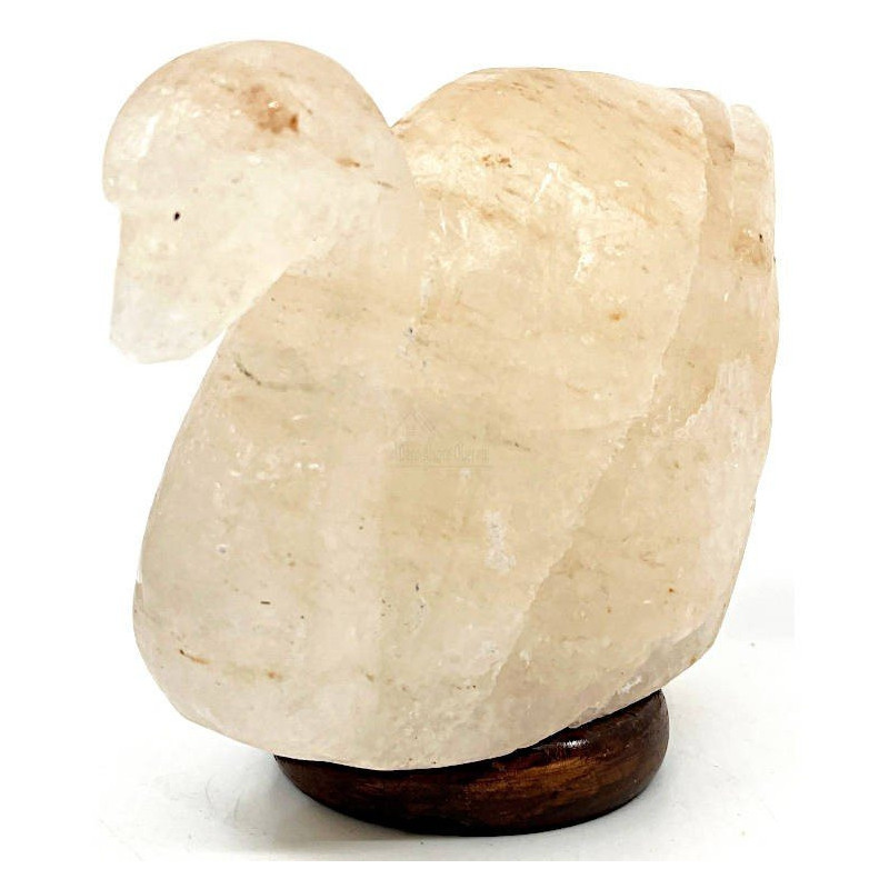 Himalayan Salt Crystal Swan Lamp
