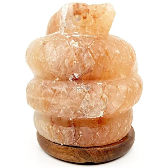 Slangenlamp in Himalayazoutkristal