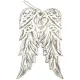 Grandes Ailes d'Ange en Bois Vintage avec Cordelette