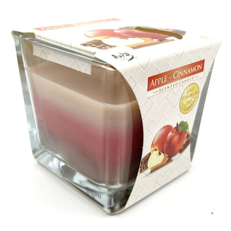Rainbow Apple Cinnamon 2-Wick Christmas Candle