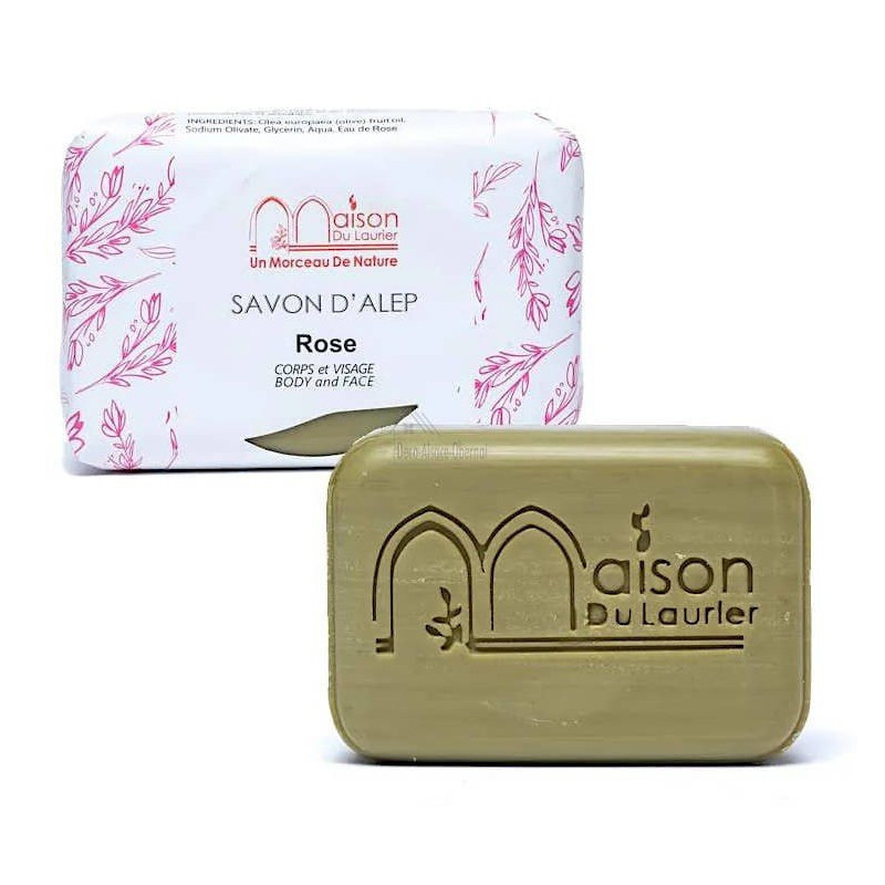 Savon d'Alep à l’Eau de Rose 100 gr