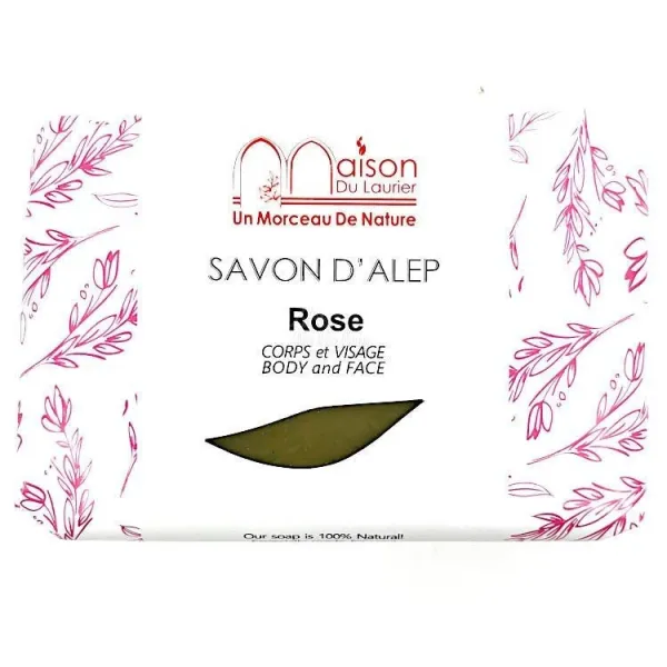 Savon d'Alep à l’Eau de Rose 100 gr