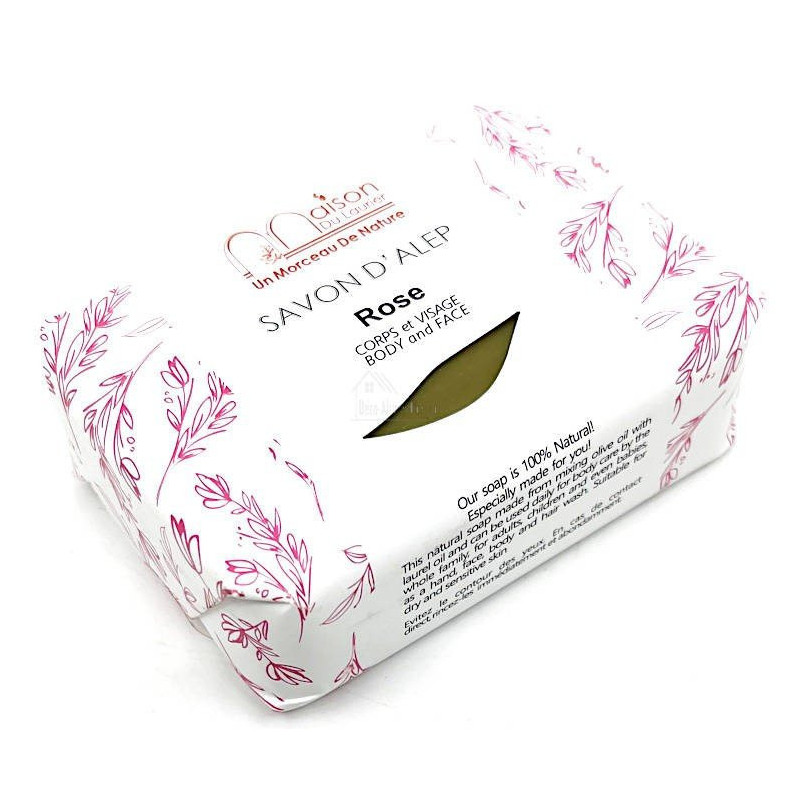 Savon d'Alep à l’Eau de Rose 100 gr