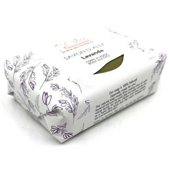 Aleppo-zeep met Lavendelwater 100 gr