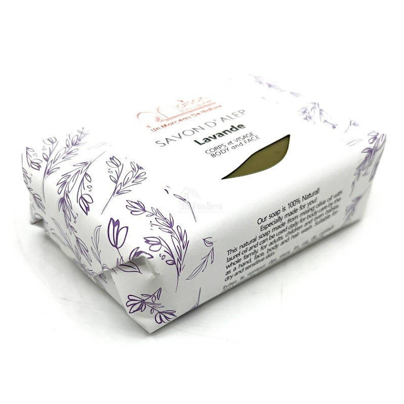 Savon d'Alep à l’Eau de Lavande 100 gr