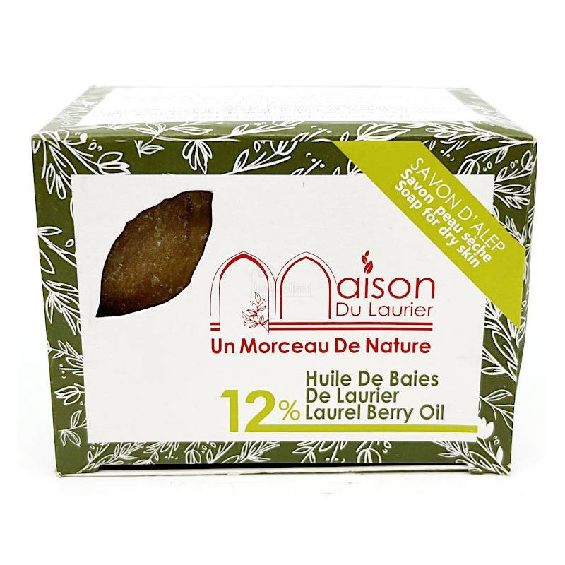 Savon d'Alep Traditionnel 12% Huile de Laurier