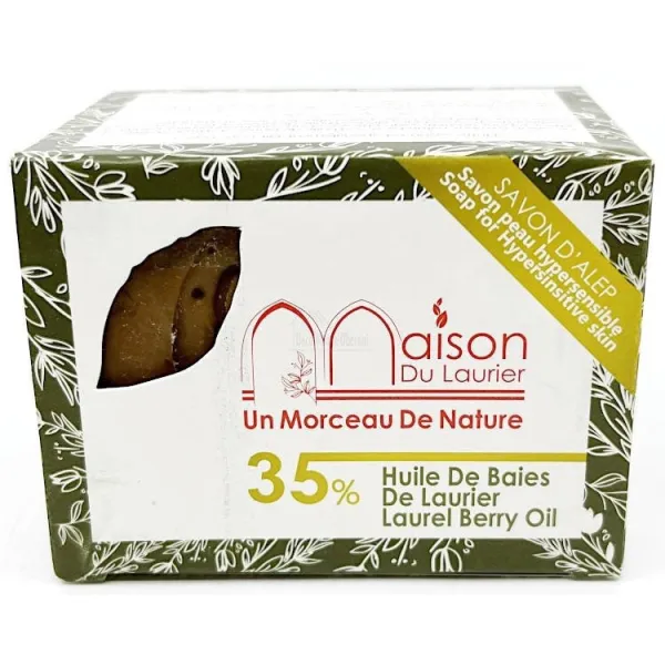 Savon d'Alep Traditionnel 35% Huile de Laurier