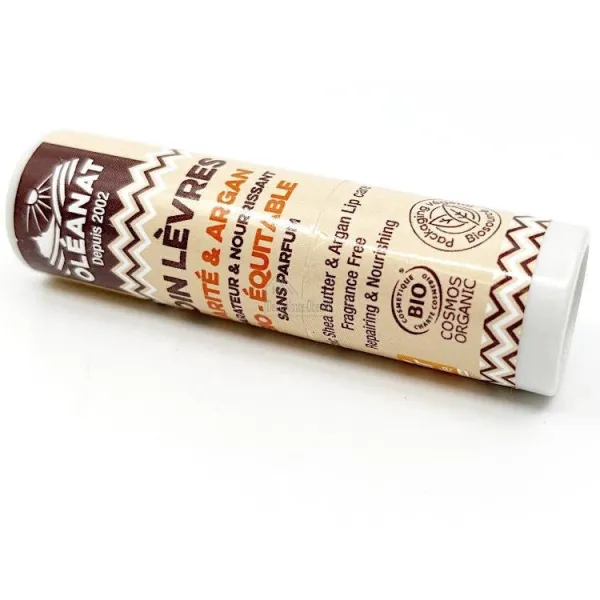Baume à lèvres Bio au Beurre de Karité et Huile d’Argan