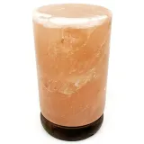 Zylindrische Lampe aus Himalaya-Salzkristall