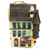 Suspension House with yellow Alsatian turret with stork and Led