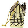 Suspension House with yellow Alsatian turret with stork and Led