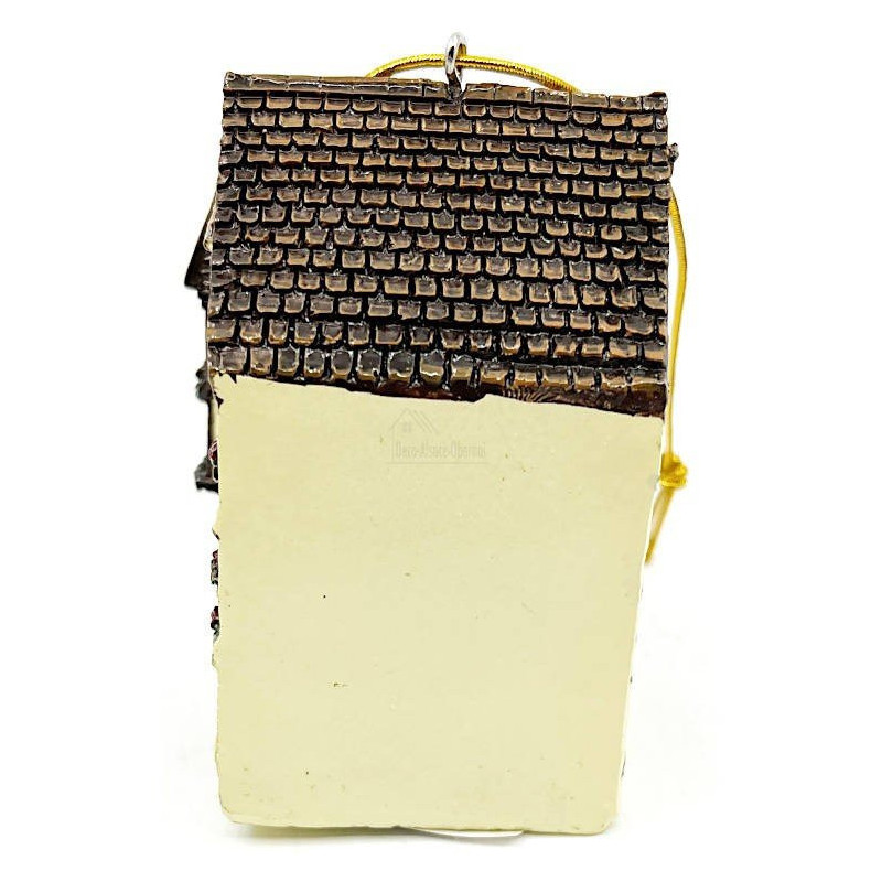 Suspension House with yellow Alsatian turret with stork and Led