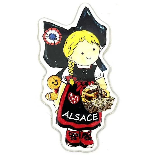 Magnet décoratif souple Alsacienne