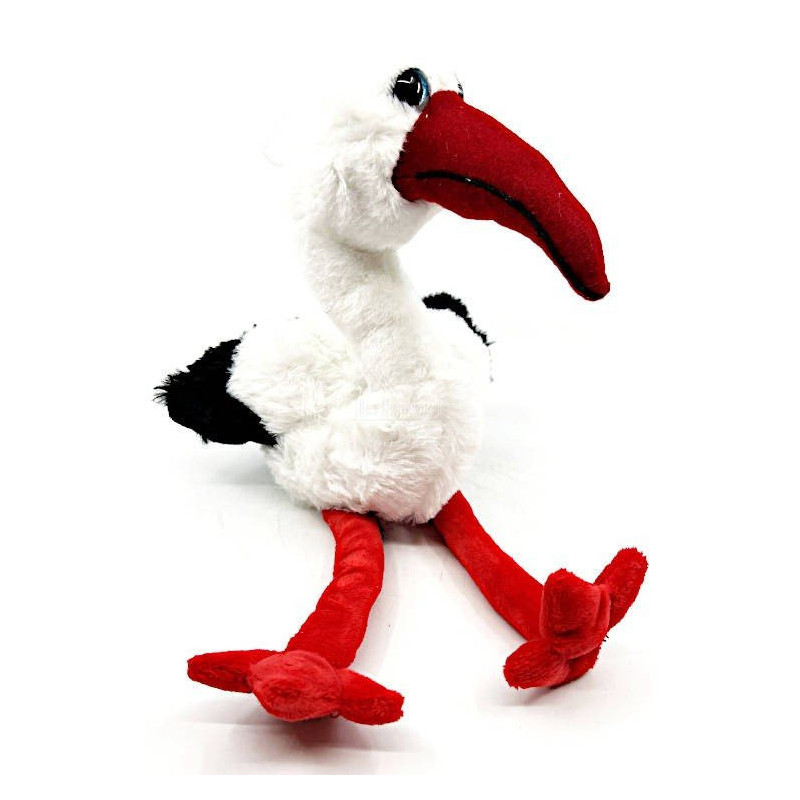 Plüsch Storch große Augen 33 cm