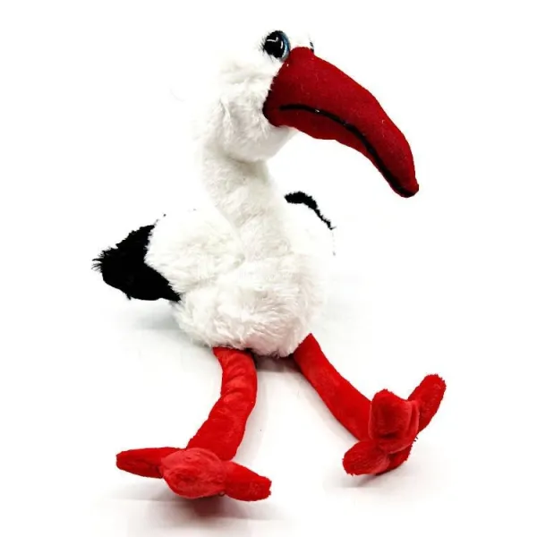 Stork plush with big eyes 33 cm