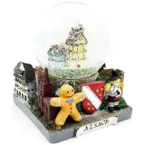 Boule de Neige 65 mm en verre décor Monuments Alsaciens