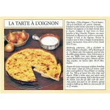 Carte Postale Recette Tarte à l'Oignon