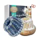 Kit de Préparation Kougelhopf Sucré avec Moule à Kougelhopf Bleu 21 cm