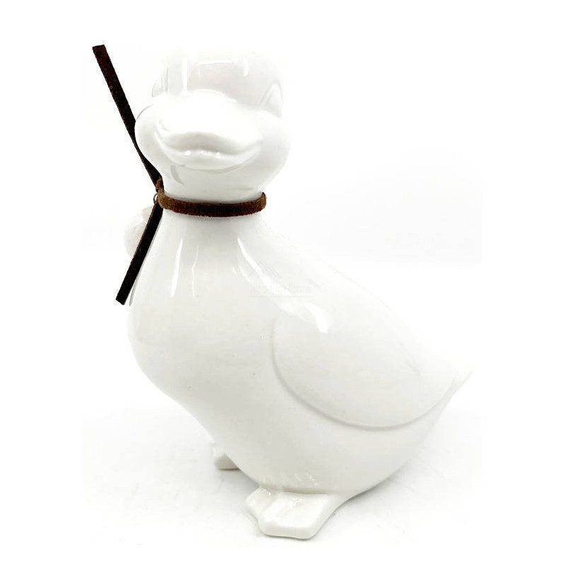 Trio von Keramik-Enten mit Schleife