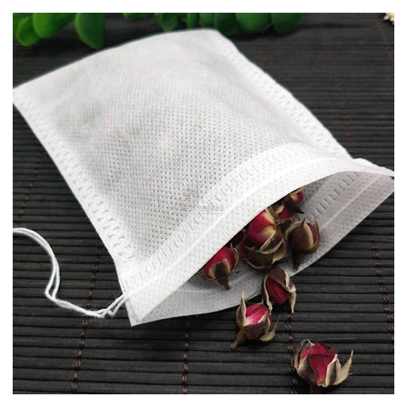 Sachets de Thé en Tissu Non Tissé Qualité Alimentaire 6 cm x 8 cm