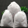 Sachets de Thé en Tissu Non Tissé Qualité Alimentaire 6 cm x 8 cm