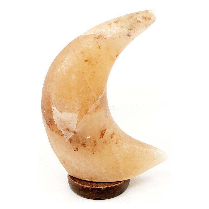 Himalayan Salt Crystal Moon Lamp