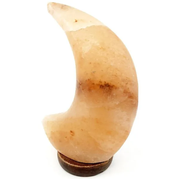 Lampe forme de Lune en Cristal de Sel de l’Himalaya