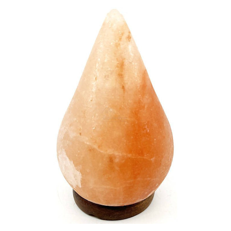 Tropfenförmige Lampe aus Himalaya-Salzkristall