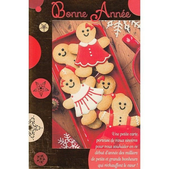 Carte de Voeux Biscuits d'Alsace Bonne Année