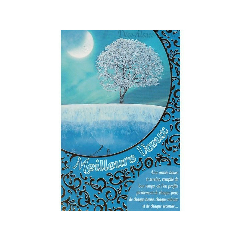 Winter Landscape Greeting Card Best Wishes