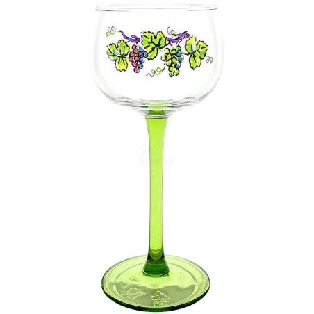Verres à Vin d'Alsace décor Vignoble