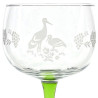 6 Verres à Vin Alsace décor Cigogne et Vignes
 Choix-Unité