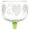 6 Verres à Vin d'Alsace différents décor Alsace