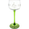 6 Verres à Vin d'Alsace différents décor Alsace
