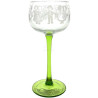 6 Verres à Vin d'Alsace différents décor Alsace
