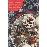 Snowy Pine Tree Greeting Card and Best Wishes