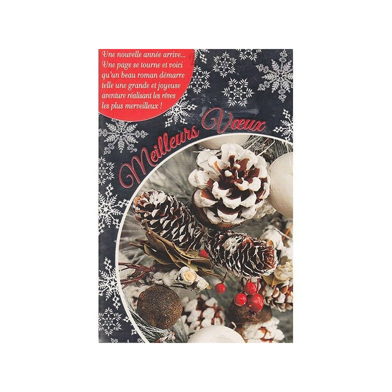 Snowy Pine Tree Greeting Card and Best Wishes