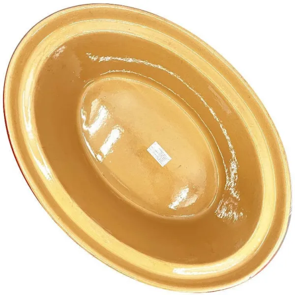 Grande Terrine à Baeckeoffe Soufflenheim rouge Coeur 47 cm