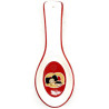 Ceramic Spoon rest with Alsatian and Pretzel decor