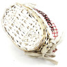 Panier avec anses en Osier et Tissu Alsacien 19 cm
